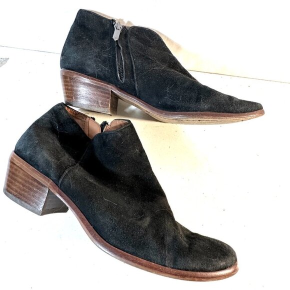 Sam Edelman Shoes - Sam Edelman Pryce Black Suede Ankle Boots Size 7.5